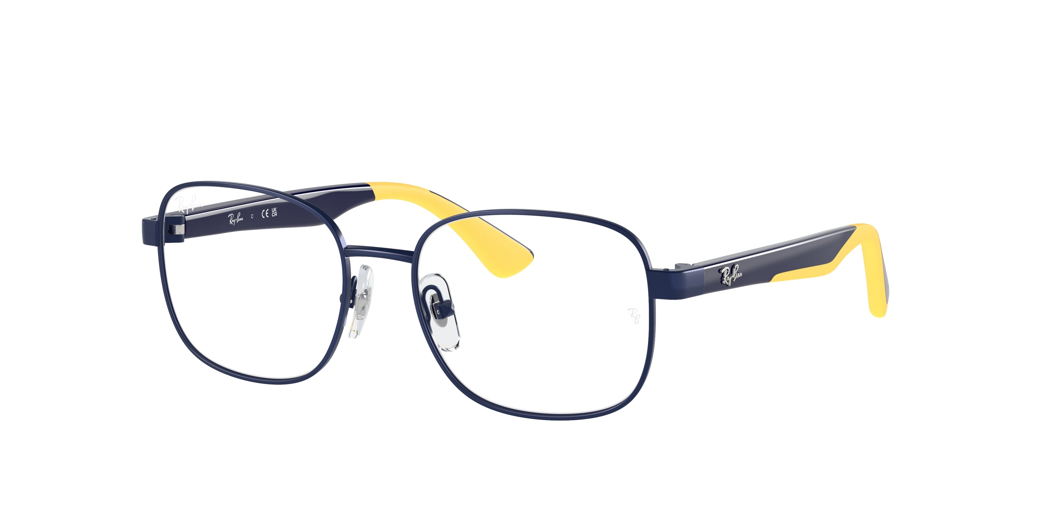 Ray-Ban Junior Vista RY1059 Square Eyeglasses 4088-Dark Blue 49-135-16 - Color Map Blue
