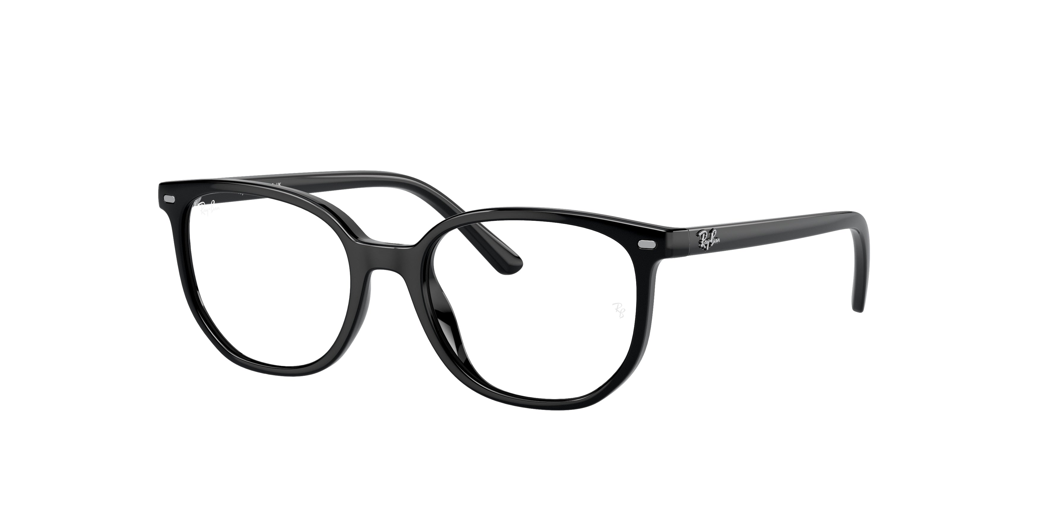 Ray-Ban Junior Vista JUNIOR ELLIOT RY9097V Irregular Eyeglasses  3542-Black 46-130-16 - Color Map Black