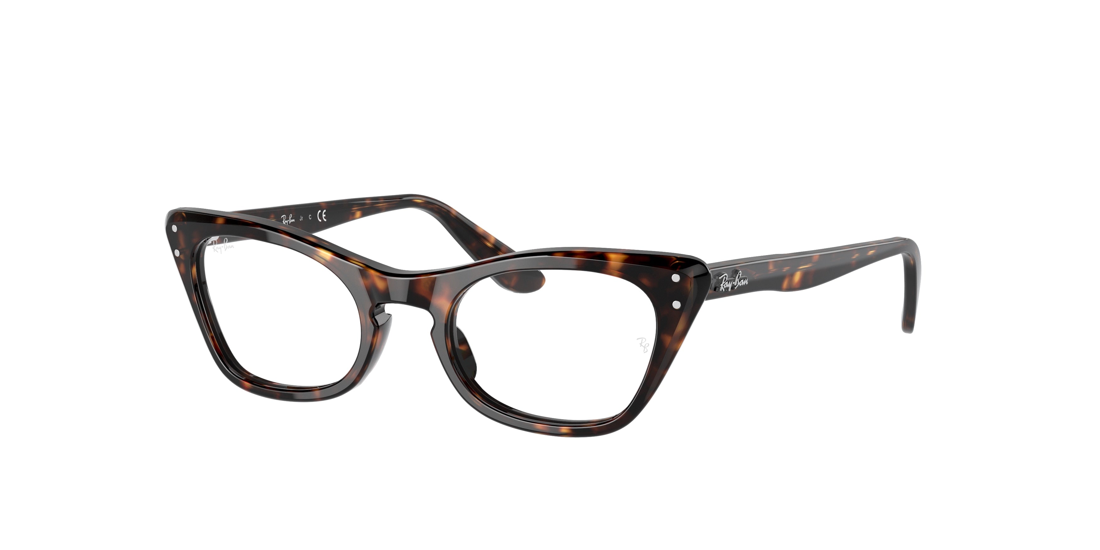 Ray-Ban Junior Vista MISS BURBANK RY9099V Cat Eye Eyeglasses 3887-Havana 43-130-18 - Color Map Tortoise