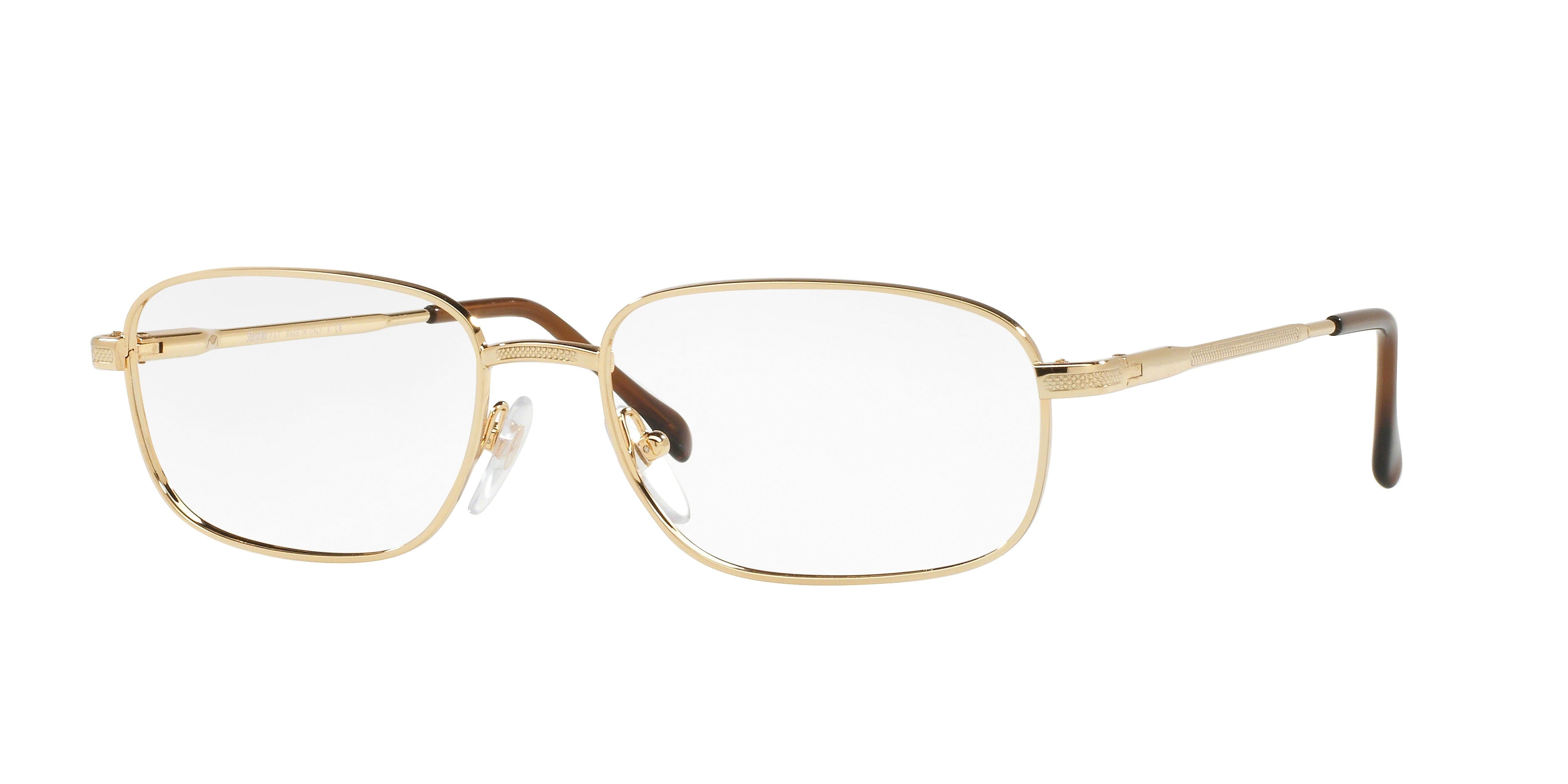 Sferoflex SF2086 Square Eyeglasses  108-Gold 56-140-17 - Color Map Gold