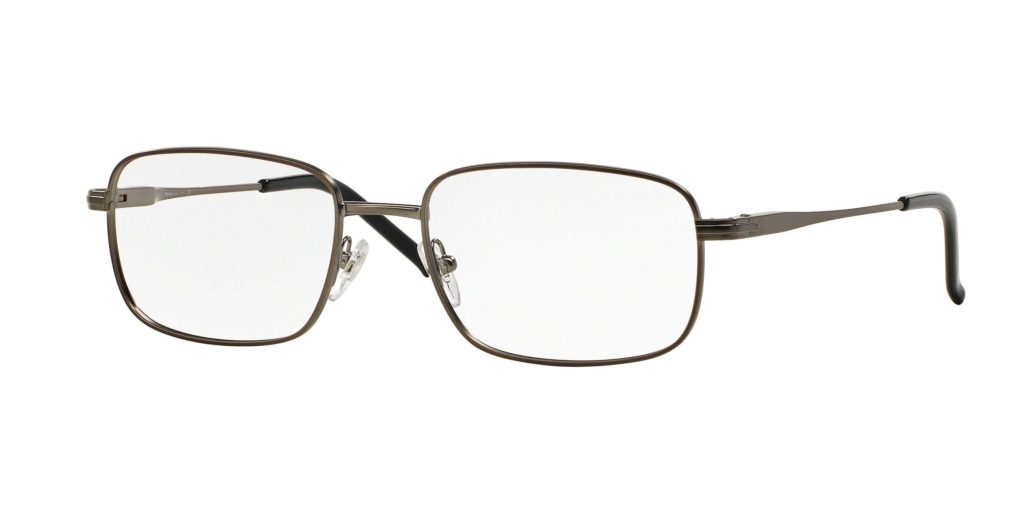 Sferoflex SF2197 Square Eyeglasses  231-Matte Gunmetal 52-140-18 - Color Map Grey