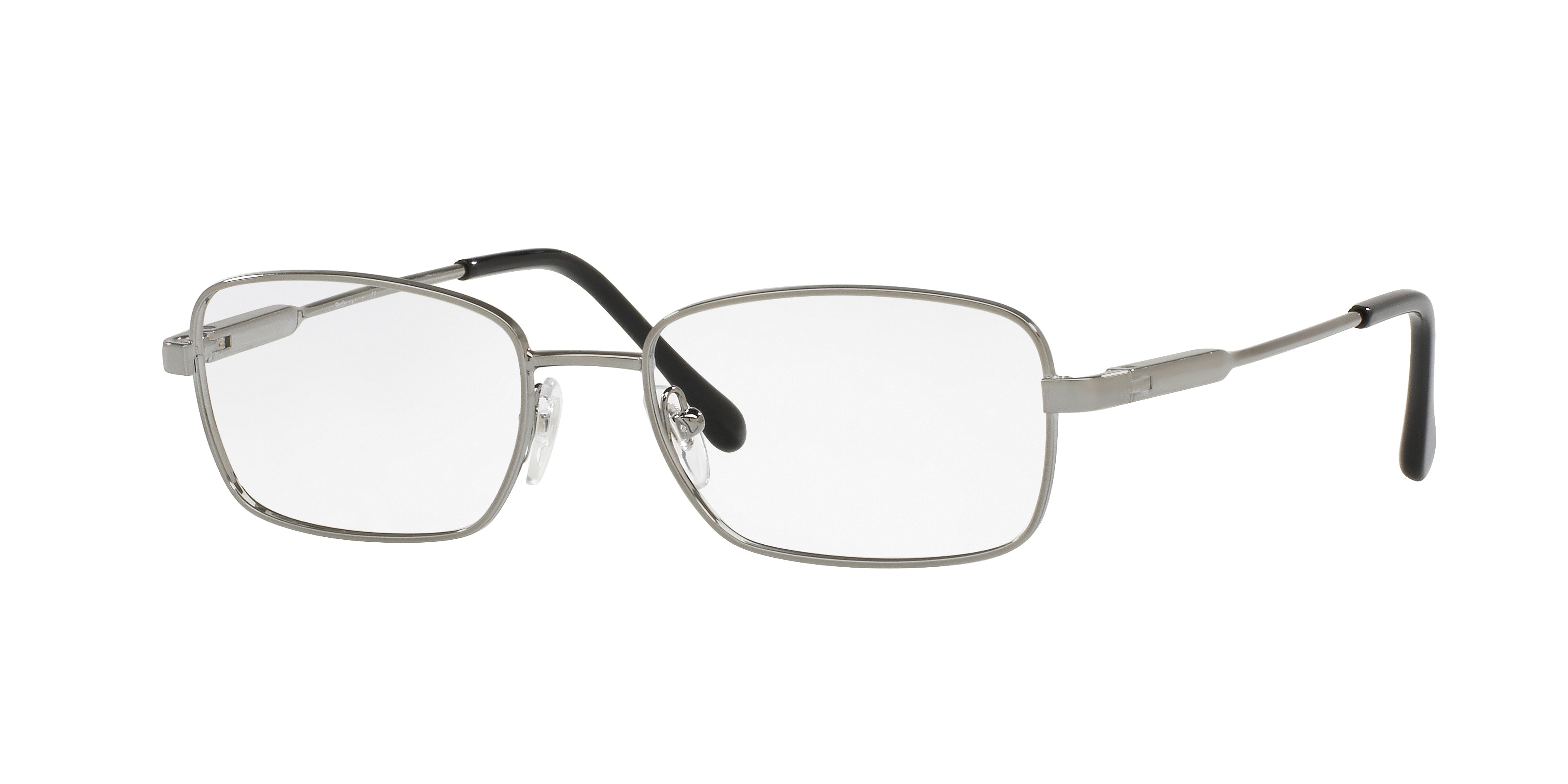 Sferoflex SF2258 Rectangle Eyeglasses  268-Gunmetal 54-145-17 - Color Map Grey