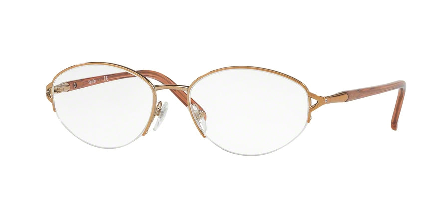 Sferoflex SF2593B Square Eyeglasses  267-LIGHT COPPER 54-17-135 - Color Map gunmetal