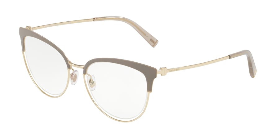 Tiffany TF1132 Cat Eye Eyeglasses 6133-MATTE CAMEL & PALE GOLD 51-18-140 - Color Map light brown