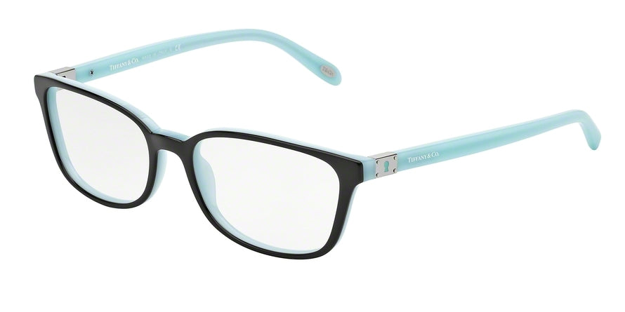 Tiffany TF2094 Square Eyeglasses 8055-BLACK/BLUE 54-17-140 - Color Map black