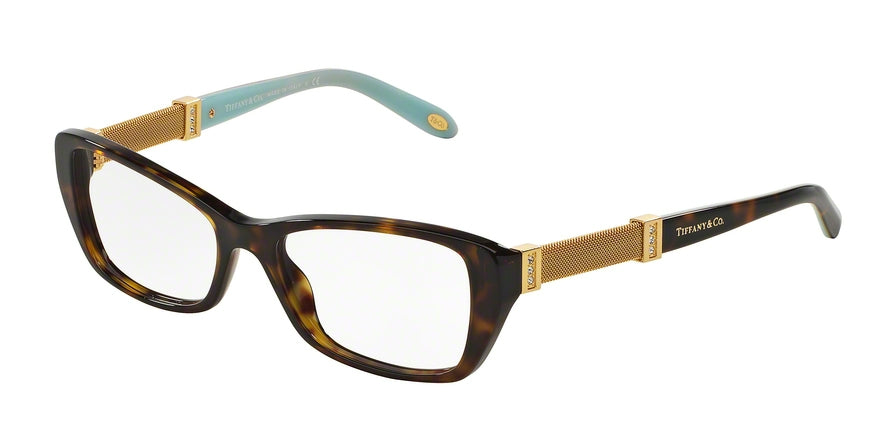 Tiffany TF2117B Cat Eye Eyeglasses 8015-HAVANA 53-16-140 - Color Map havana