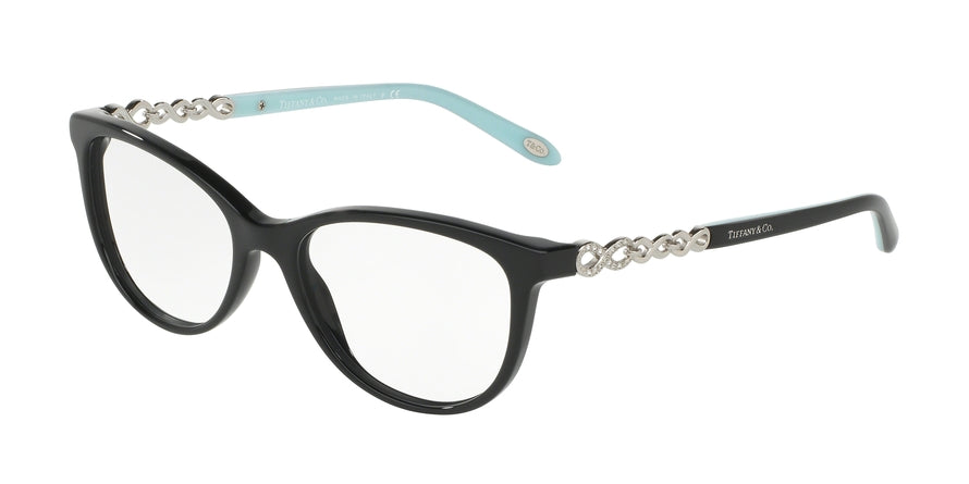 Tiffany TF2120B Cat Eye Eyeglasses 8001-BLACK 51-16-135 - Color Map black