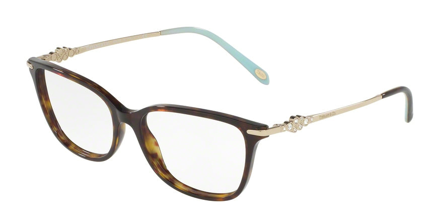 Tiffany TF2133BF Pillow Eyeglasses  8015-DARK HAVANA 55-16-140 - Color Map havana