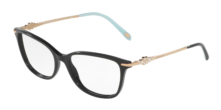 Tiffany TF2133B Pillow Eyeglasses  8001-BLACK 53-16-140 - Color Map black