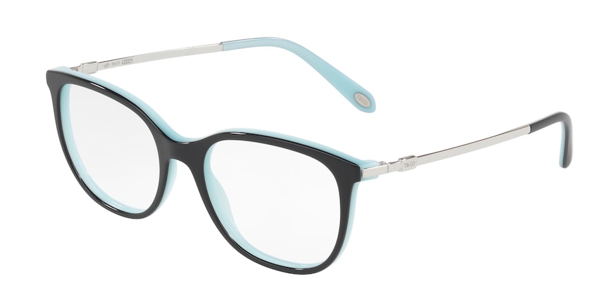Tiffany TF2149 Square Eyeglasses 8055-BLACK/BLUE 53-18-140 - Color Map black