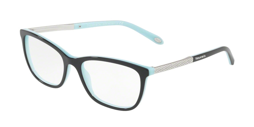 Tiffany TF2150BF Cat Eye Eyeglasses 8055-BLACK/BLUE 54-17-140 - Color Map black