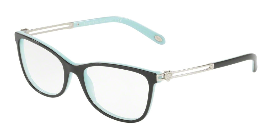 Tiffany TF2151F Cat Eye Eyeglasses 8055-BLACK/BLUE 54-17-140 - Color Map black