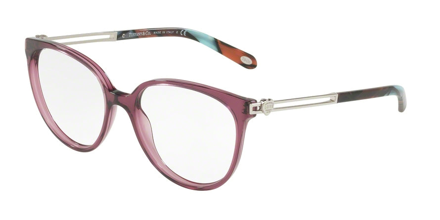 Tiffany TF2152 Phantos Eyeglasses 8225-TRANSPARENT MARC 51-17-140 - Color Map purple/reddish