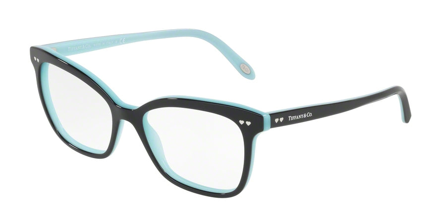 Tiffany TF2155F Square Eyeglasses 8055-BLACK/BLUE 54-17-140 - Color Map black