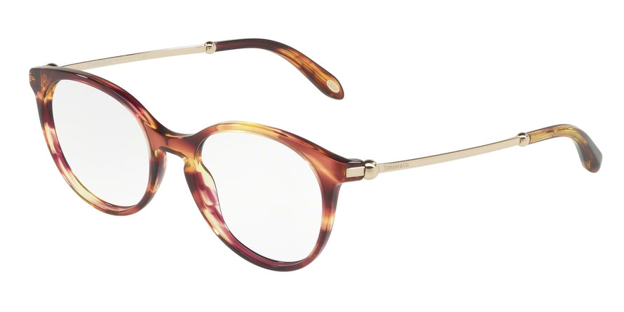 Tiffany TF2159F Phantos Eyeglasses 8081-SPOTTED VIOLET 51-18-140 - Color Map purple/reddish