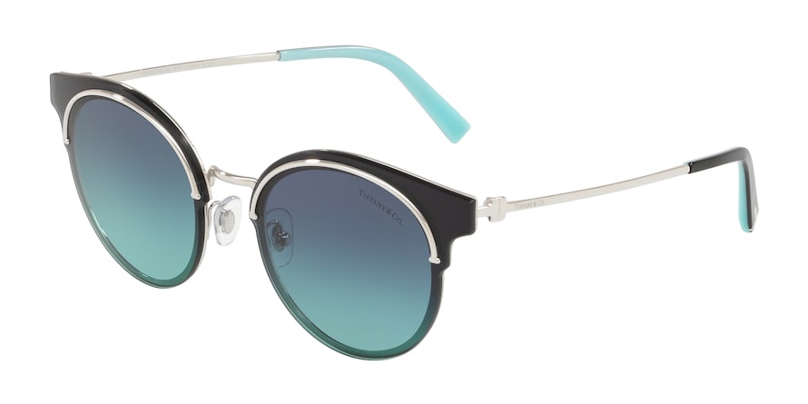 Tiffany TF3061 Round Sunglasses 60019S-SILVER 64-14-140 - Color Map silver