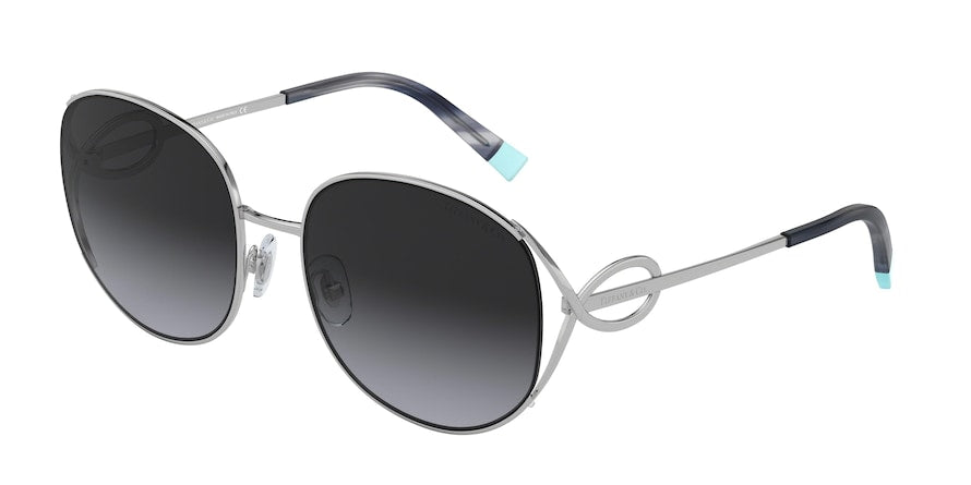 Tiffany TF3065 Pillow Sunglasses  60013C-SILVER 56-18-135 - Color Map silver