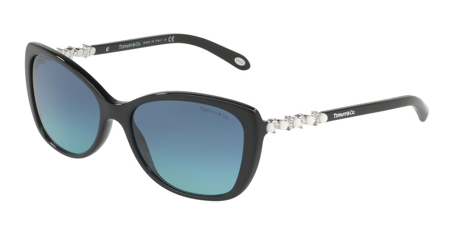 Tiffany TF4103HB Cat Eye Sunglasses 80019S-BLACK 56-16-140 - Color Map black