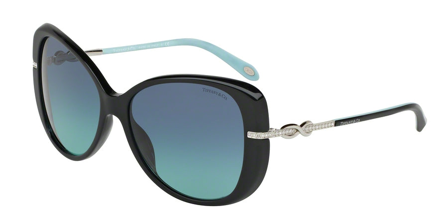 Tiffany TF4126BF Butterfly Sunglasses 80559S-BLACK 57-15-140 - Color Map black