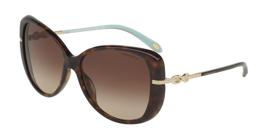 Tiffany TF4126BF Butterfly Sunglasses 81343B-HAVANA 57-15-140 - Color Map havana