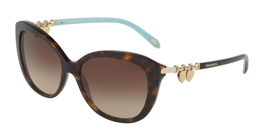 Tiffany TF4130 Irregular Sunglasses 81343B-HAVANA 56-16-140 - Color Map havana