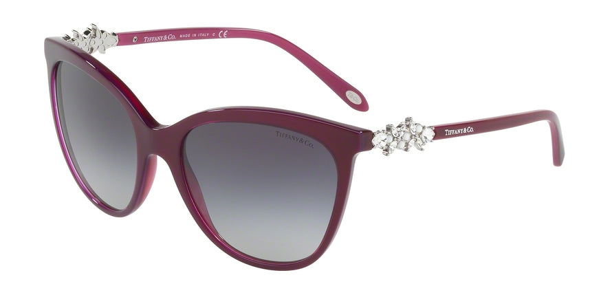 Tiffany TF4131BF Butterfly Sunglasses 81733C-PEARL PLUM 56-18-140 - Color Map purple/reddish
