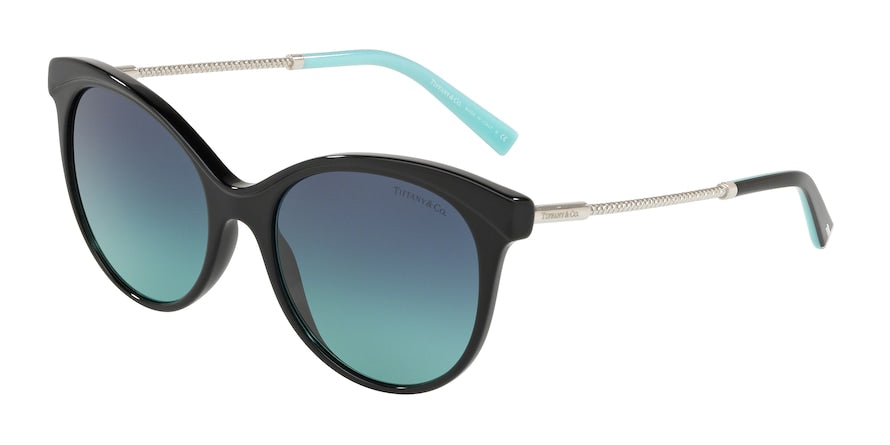 Tiffany TF4149 Butterfly Sunglasses 80019S-BLACK 55-18-140 - Color Map black