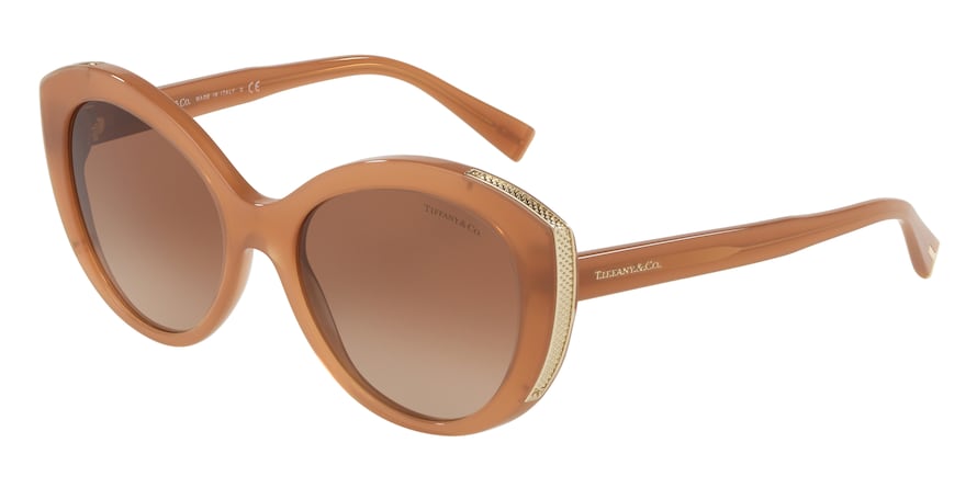 Tiffany TF4151 Cat Eye Sunglasses 82523B-OPAL CAMEL 54-18-140 - Color Map bronze/copper
