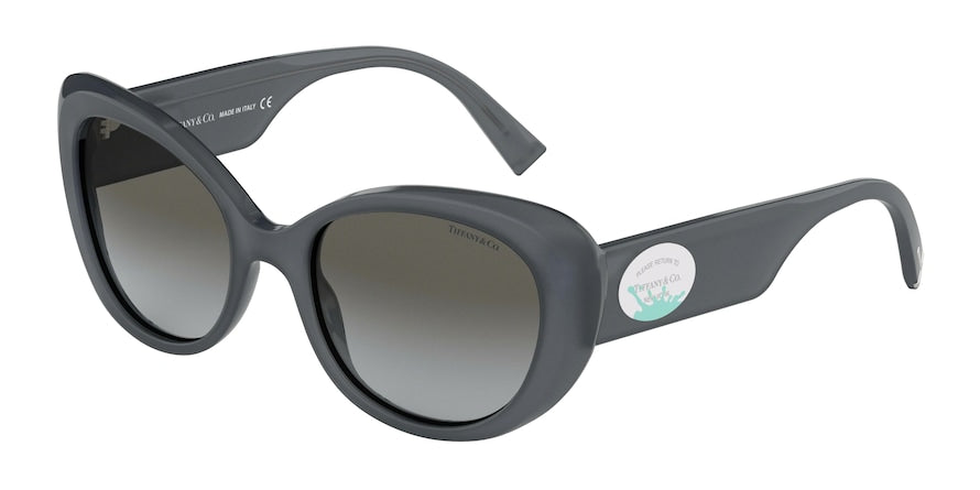 Tiffany TF4153 Oval Sunglasses 82633C-OPAL GREY 54-19-140 - Color Map grey