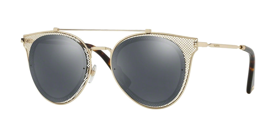 Valentino VA2019 Pilot Sunglasses  30036G-LIGHT GOLD 53-19-140 - Color Map gold