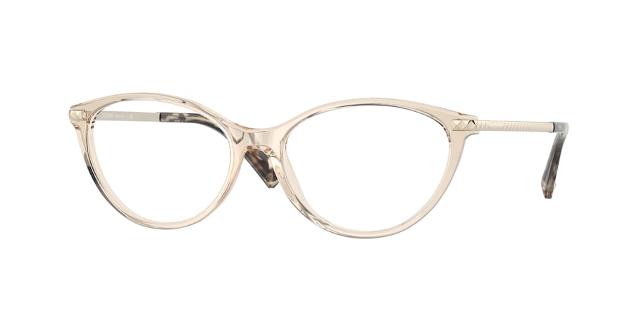 Valentino VA3066 Oval Eyeglasses 5167-GREY TRANSPARENT 53-16-140 - Color Map grey