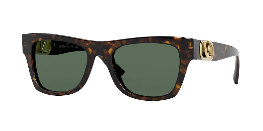 Valentino VA4066 Square Sunglasses  500271-HAVANA 52-19-140 - Color Map brown