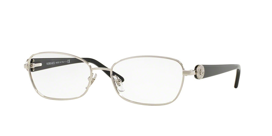 Versace VE1210BM Butterfly Eyeglasses  1000-SILVER 52-16-135 - Color Map silver