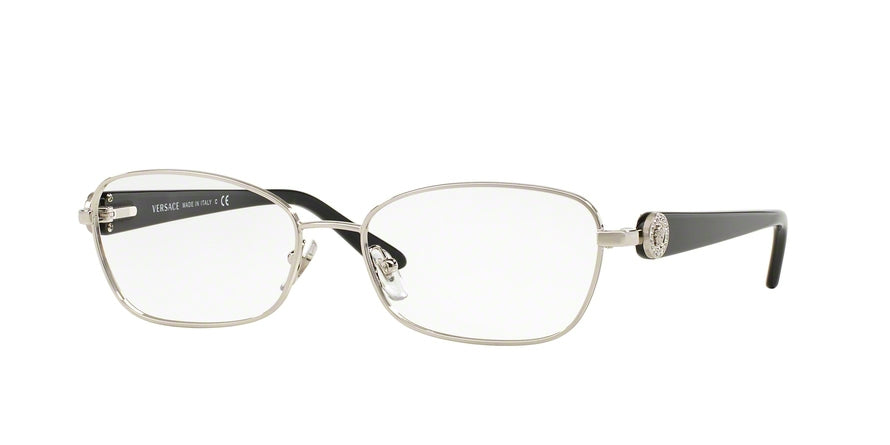 Versace VE1210BM Butterfly Eyeglasses 1000-SILVER 52-16-135 - Color Map silver