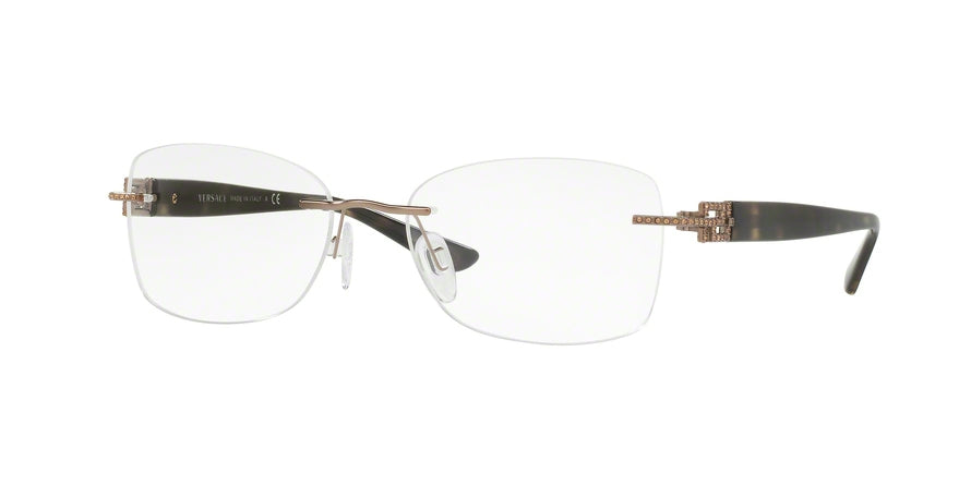 Versace VE1225B Butterfly Eyeglasses 1013-COPPER 53-16-135 - Color Map copper