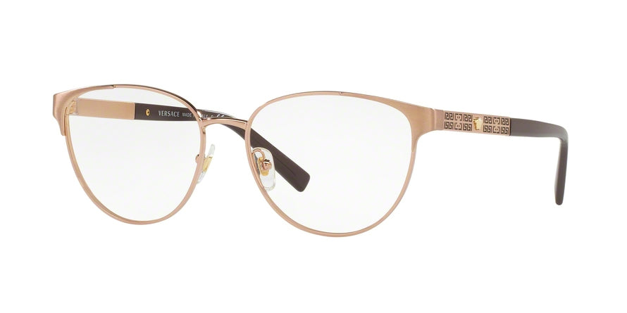 Versace VE1238 Phantos Eyeglasses 1386-BRUSHED COPPER 52-16-140 - Color Map bronze/copper