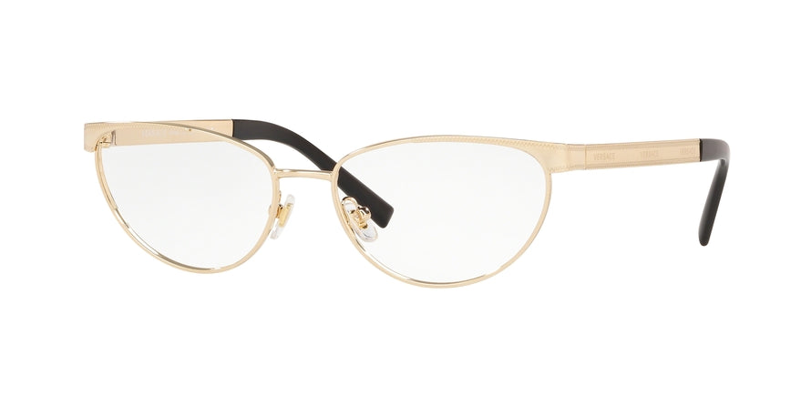 Versace VE1260 Cat Eye Eyeglasses 1002-GOLD 54-16-140 - Color Map gold