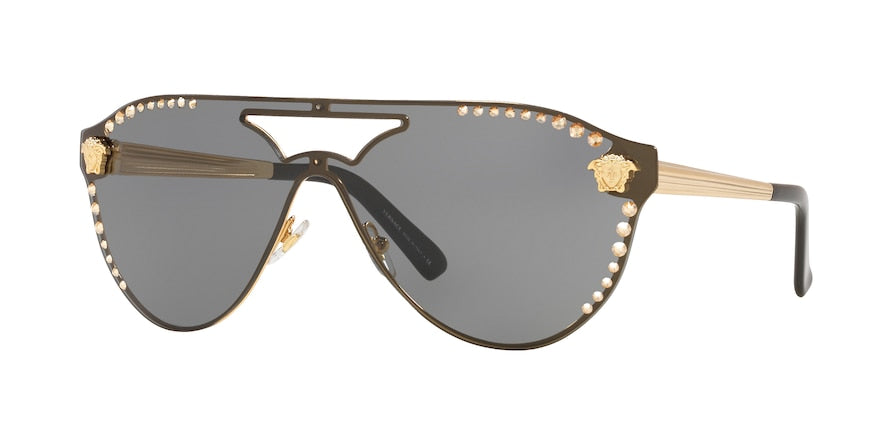Versace VE2161B Irregular Sunglasses 100287-GOLD 42-142-140 - Color Map gold