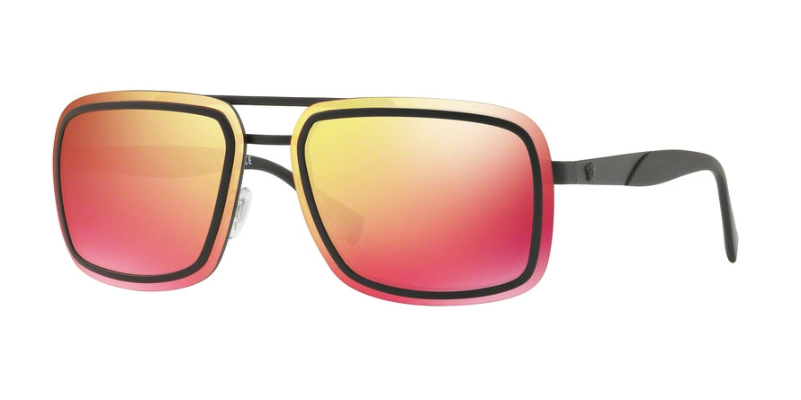 Versace VE2183 Square Sunglasses 12616Q-MATTE BLACK 63-12-140 - Color Map black