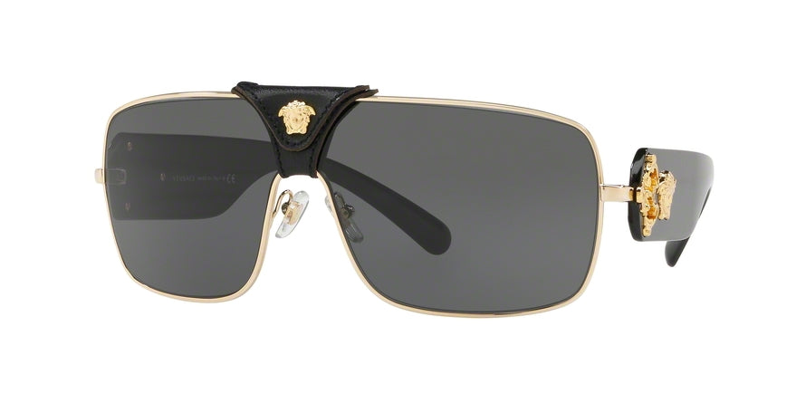 Versace SQUARED BAROQUE VE2207QA Square Sunglasses 100287-GOLD 38-138-140 - Color Map gold