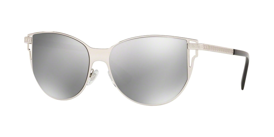 Versace VE2211 Cat Eye Sunglasses 10006G-SILVER 56-16-140 - Color Map silver