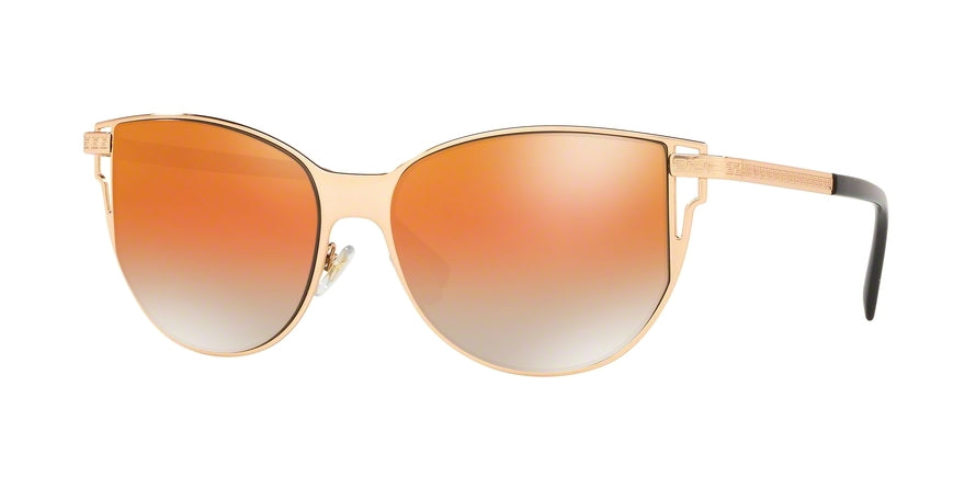 Versace VE2211 Cat Eye Sunglasses 1412I4-ROSE GOLD 56-16-140 - Color Map pink