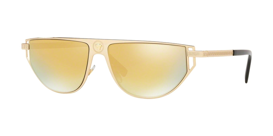Versace VE2213 Cat Eye Sunglasses 10027P-GOLD 57-15-140 - Color Map gold