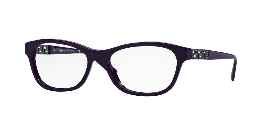 Versace VE3212B Irregular Eyeglasses 5064-EGGPLANT 54-16-140 - Color Map violet