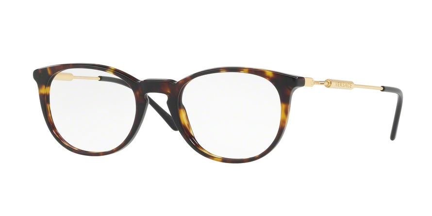 Versace VE3227 Phantos Eyeglasses 108-DARK HAVANA 51-20-140 - Color Map brown
