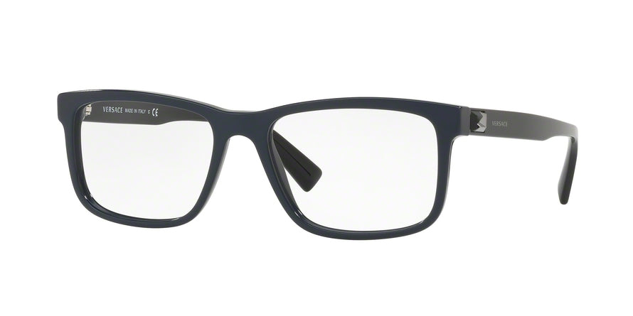 Versace VE3253A Rectangle Eyeglasses 5230-BLUE 55-17-145 - Color Map blue