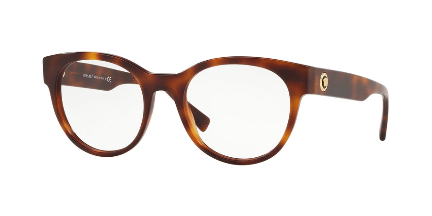 Versace VE3268 Phantos Eyeglasses 5217-HAVANA 51-19-140 - Color Map havana