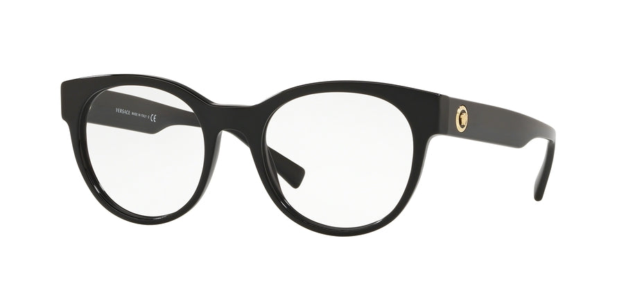 Versace VE3268 Phantos Eyeglasses GB1-BLACK 49-19-140 - Color Map black