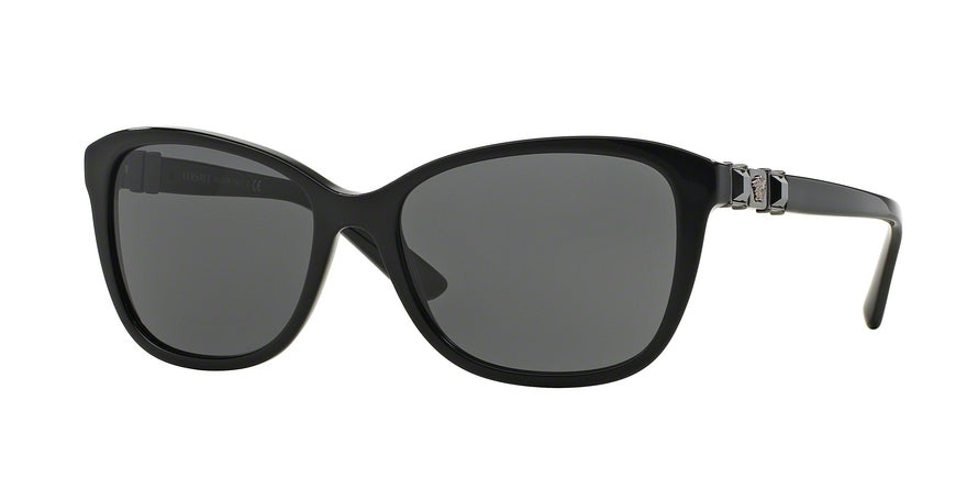 Versace VE4293B Cat Eye Sunglasses GB1/87-BLACK 57-17-140 - Color Map black