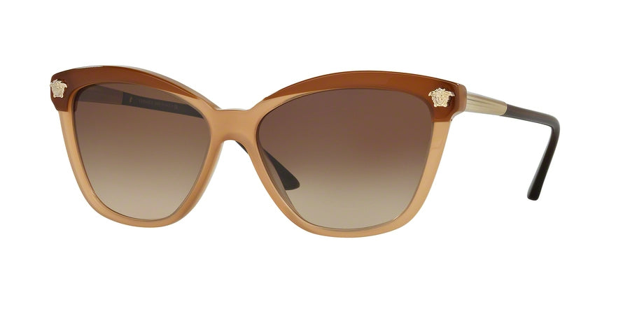 Versace VE4313 Butterfly Sunglasses  517813-BROWN/BEIGE 57-15-140 - Color Map brown